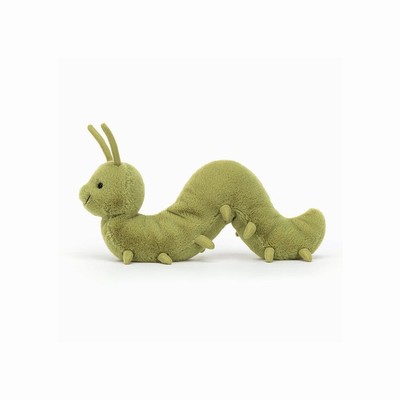 Jellycat Wriggidig Caterpillar New Zealand | BVJFG5739